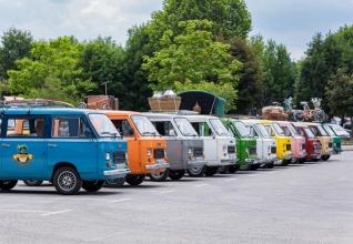 Vintage vans in Slovenia